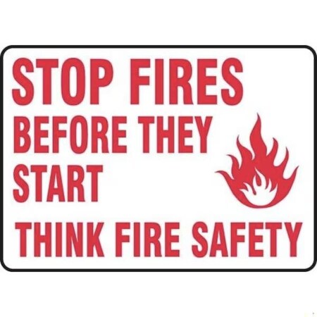 Accuform FIRE SAFETY SIGN 10 X 14 MFXG526XL MFXG526XL